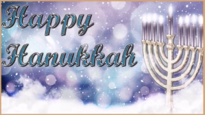 Happy Hanukkah YouTube-miniature template