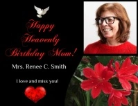 Happy Heavenly Birthday Flyer (US Letter) template