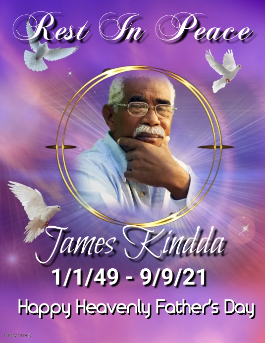 Happy Heavenly Father's Day Flyer (US Letter) template