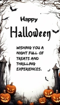 Happy Helloween Template online greeting card