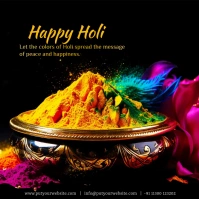 HAPPY HOLI 2024 Message Instagram template