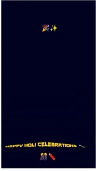 Happy Holi Celebration Digital Display (9:16) template