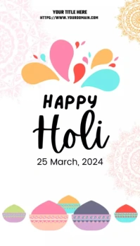 Happy Holi Ikhadi Lebhizinisi template