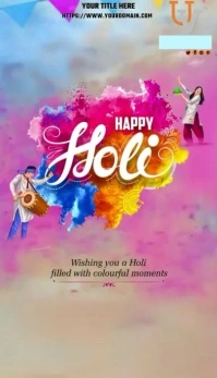 Happy holi Ikhadi Lebhizinisi template