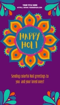 Happy holi Ikhadi Lebhizinisi template
