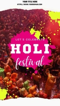 Happy holi Ikhadi Lebhizinisi template