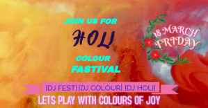 happy holi Изображение, которым поделились на Facebook template