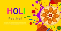 happy holi Obraz udostępniany na Facebooku template