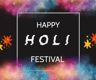 Holi Tags Rectangular Holi Template | PosterMyWall
