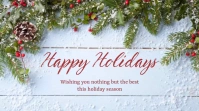 Happy Holiday Presentation (16:9) template