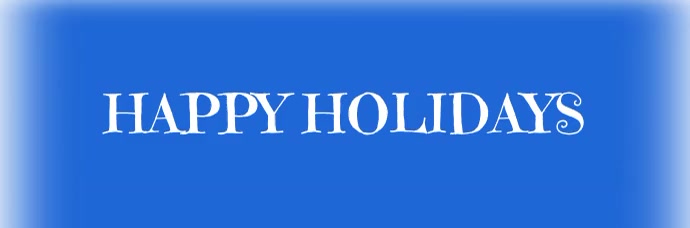 Happy holidays, Christmas Email Header template