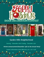 880 Door Decoration Contest Customizable Design Templates
