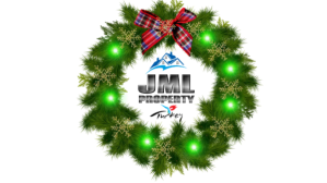 Happy holidays Business logo Facebook-covervideo (16:9) template