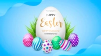 Happy holidays งานแสดงผลงานแบบดิจิทัล (16:9) template