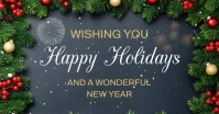 Happy Holidays auf Facebook geteiltes Bild template