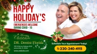 Happy Holidays Wpis na Twittera template