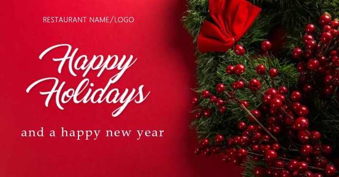 Holiday Greeting Facebook Post Template | PosterMyWall