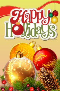 customizable design templates for happy holidays postermywall happy holiday flyers
