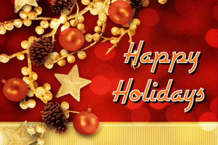 Happy Holidays Template PosterMyWall