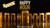Happy Hour Bar Digital Template 数字显示屏 (16:9)