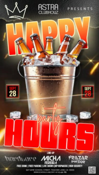 Happy Hour Basket Party Event As Design Template Instagram Story