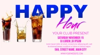 happy hour Cocktail Party Voorlegging (16:9) template