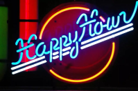 Happy hour Etiket template
