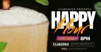 happy hour Facebook Shared Image template
