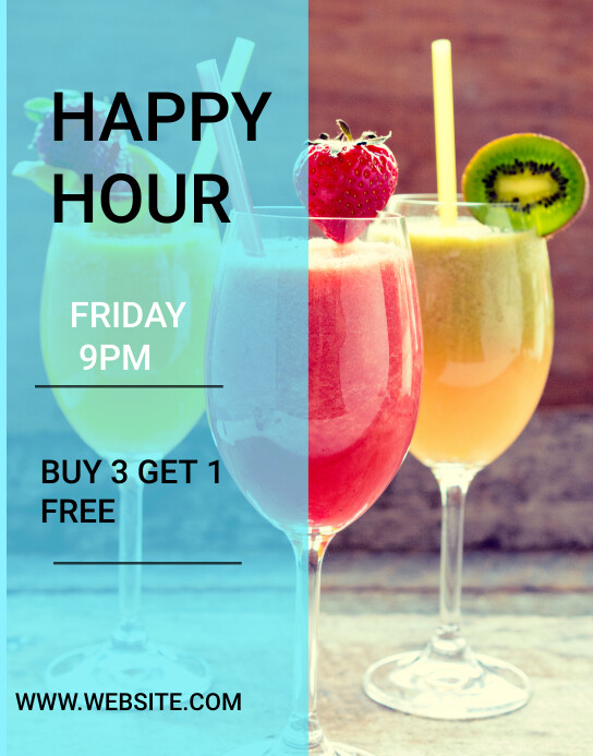Happy hour Template PosterMyWall Happy hour Template PosterMyWall