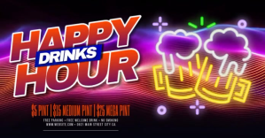 Happy Hour Drinks ภาพที่แชร์บน Facebook template