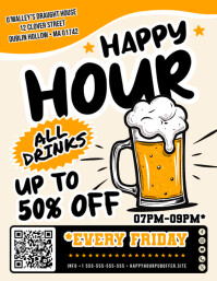 Happy Hour Flyer template