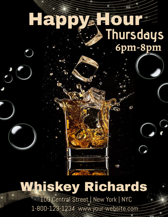 Happy Hour Template PosterMyWall