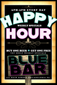 take one flyer template