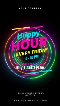 Happy Hour Instagram template