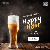 Happy Hour Promo for Instagram template