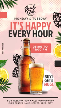 Happy Hour Story Template
