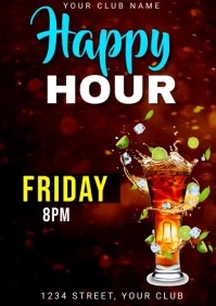Happy Hour Template, Cocktails A1