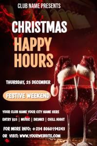 Happy hour template Pinterest Graphic