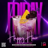 Happy Hour Template Instagram Post