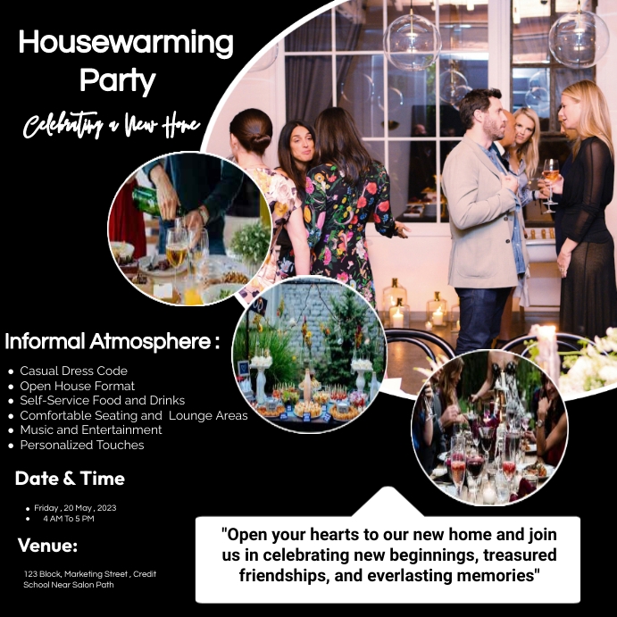 Copy of happy housewarming 2023 , happy housewarming PosterMyWall