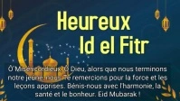 Happy Id el Fitr YouTube Thumbnail template