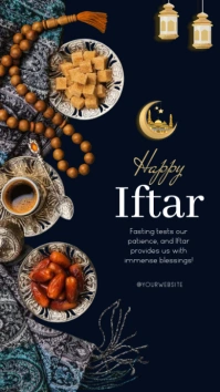 Happy Iftar Mubarak IG Story template