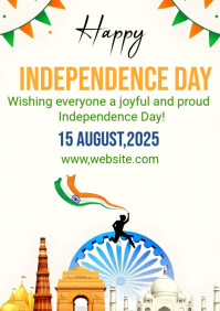 Happy Independence Day  A4 template