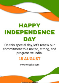 Happy Independence Day  A4 template