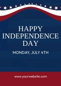 Happy Independence Day A4 template
