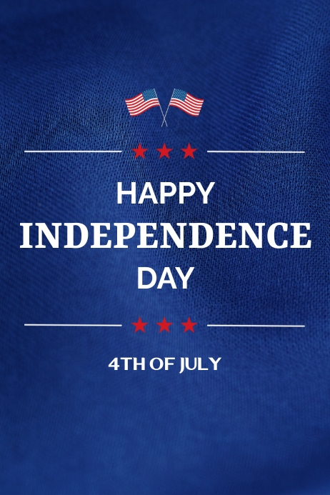 Happy Independence Day Plakat template