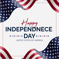 Happy Independence Day Message Instagram template