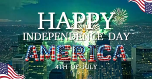 happy independence day fireworks video Gedeelde afbeelding op Facebook template