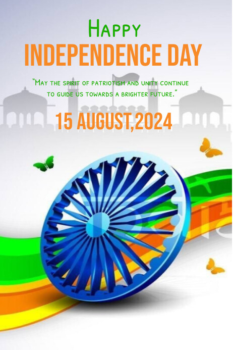 Copy of Happy Independence Day India Poster Design 20 | PosterMyWall