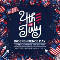 Happy Independence Day Instagram Post template